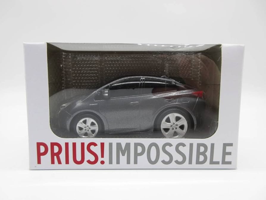 プリウスミニカー 1/30スケール グレー S=1/30 色見本ミニカー 店頭展示用 TOYOTAトヨタ PRIUSプリウス